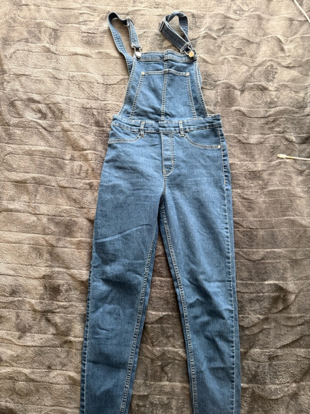 Divided Blue Denim Overalls Jumpsuit